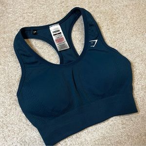 Gymshark sports bra xs teal